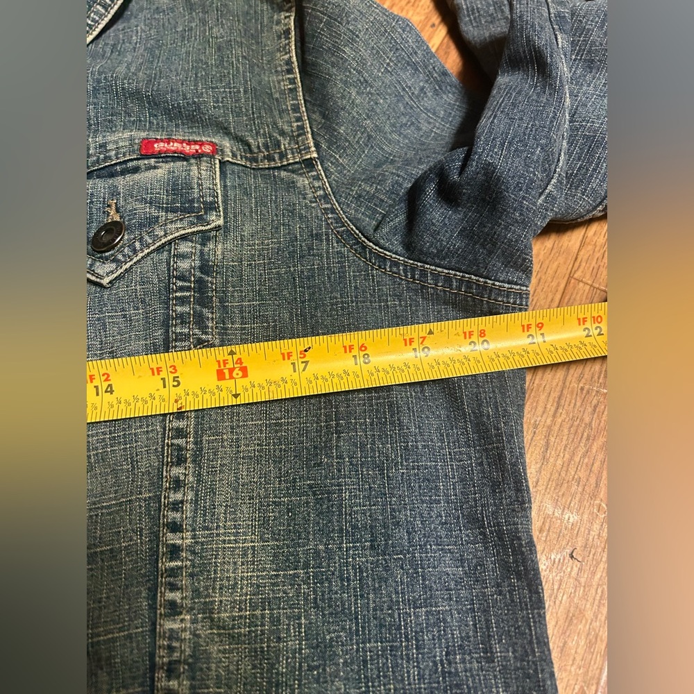 Guess jeans Blue Denim Shirt - Picture 4 of 6